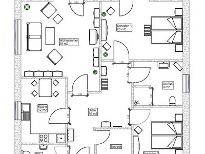 Ferienwohnung für 4 Personen (100 m²) in Emden 2/10