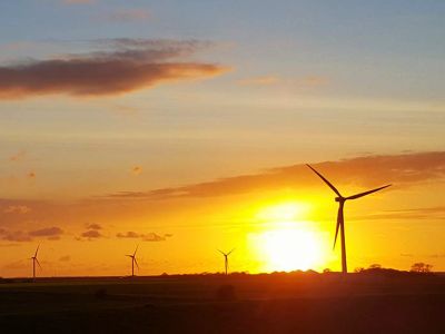 Sonnenuntergang in Nordfriesland