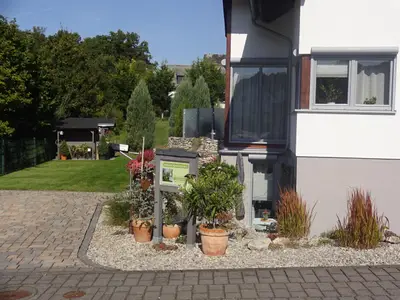 Blick von der Straße aus