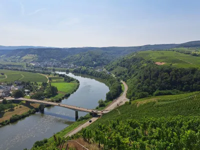 Blick auf die Mosel bei Ensch