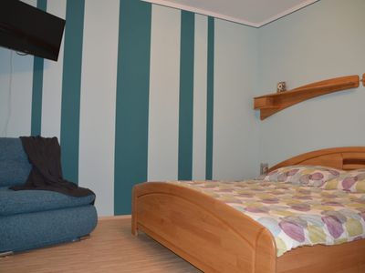 Schlafzimmer (mit zusätzlicher Schlafcouch)