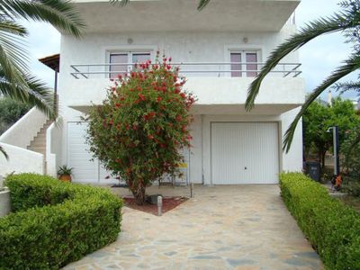 moderne Ferienwohnung im Erdgeschoss mit Blick am Meer