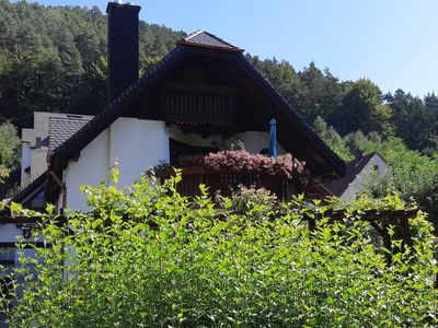 Blick auf den Balkon