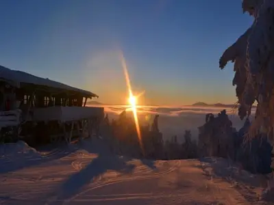 Sonnenaufgang am Ber