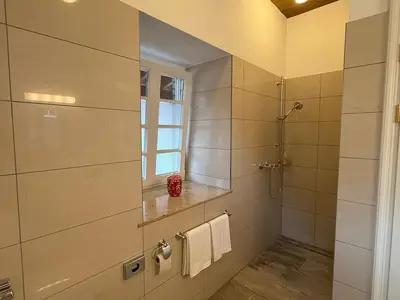 Badezimmer im Appartement 1 auf dem Hof König in Everswinkel
