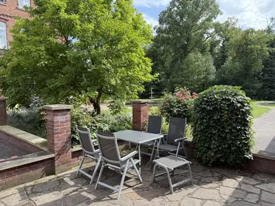 Terrasse Appartement 1 auf dem Hof König in Everswinkel