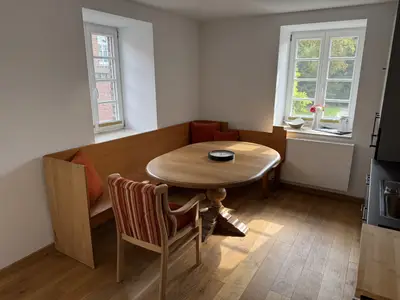 Essecke im Appartement 2 auf dem Hof König in Everswinkel