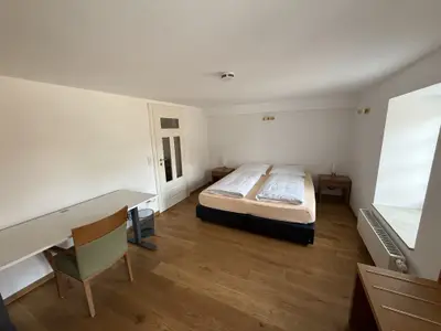 Schlafzimmer im Appartement 2 auf dem Hof König in Everswinkel