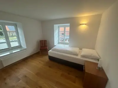 Schlafzimmer im Appartement 2 auf dem Hof König in Everswinkel
