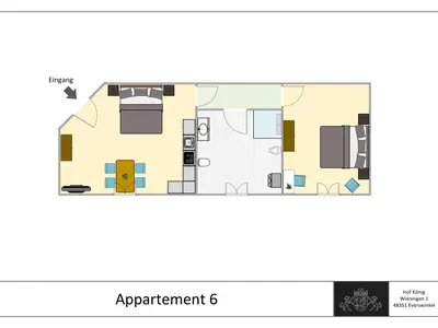 Appartement 6 auf dem Hof König in Everswinkel