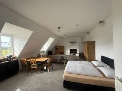 Wohnraum im Appartement 4 auf dem Hof König in Everswinke