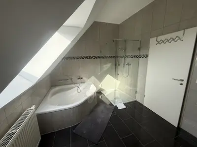 Badezimmer im Appartement 4 auf dem Hof König in Everswinke