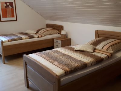 2. Schlafzimmer mit getrennten Betten Ferienwohnung G. Kretschmer in Everswinkel