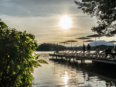 Privater Seezugang Hoteldorf Seeleitn Faaker See