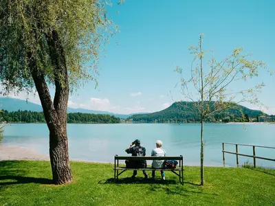 Am eigenen Badestrand