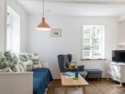 Wohnzimmer Ferienwohnung Kaminstube