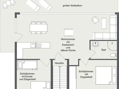 Ferienwohnung für 5 Personen (75 m²) in Fehmarn 8/10