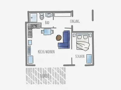 Ferienwohnung für 2 Personen (40 m²) in Fehmarn 3/10