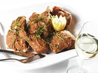 Unser Klassiker Kürbiskernbackhendl vom Steirerhuhn