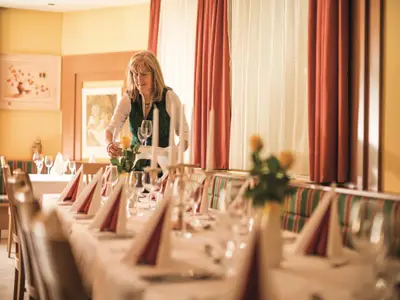 In unserem Restaurant genießen Sie regionale Küche