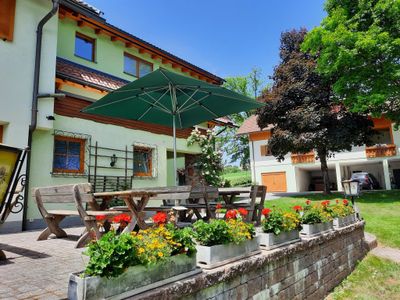 Pension Hecher Terrasse