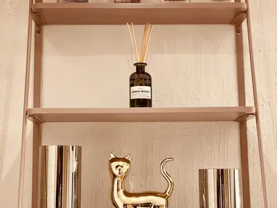 Regal im Badezimmer