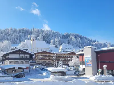 Blick aufs Dorfzentrum