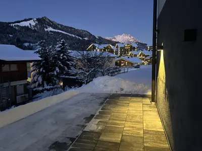 Frana Appartements - Blick auf Buchensteinwand