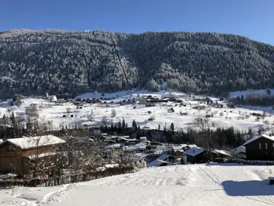 unverbaute Aussicht im Winter