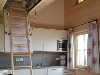 Aufgang zur Galerie Wohnung Wendelstein