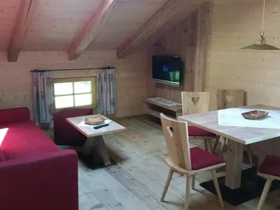 Wohnzimmer Ferienwohnung Schwarzenberg