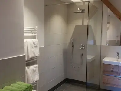Dusche Ferienwohnung Schwarzenberg