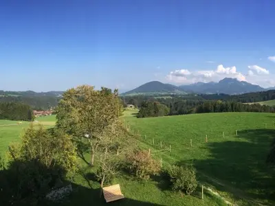 Panoramablick vom Balkon