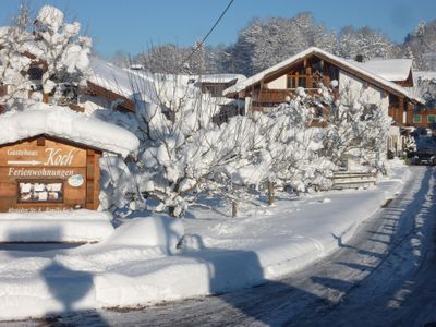 Einfahrt zum Gästehaus