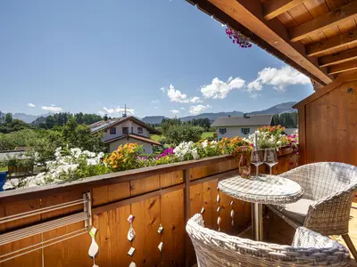 Blick vom Balkon