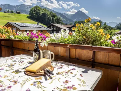 Blick vom Balkon