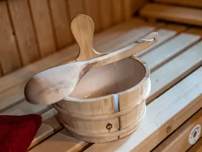 Biosauna mit Erlebnisdusche
