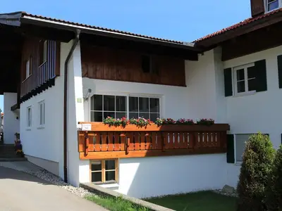 Ansicht Ferienwohnung Trettachblick