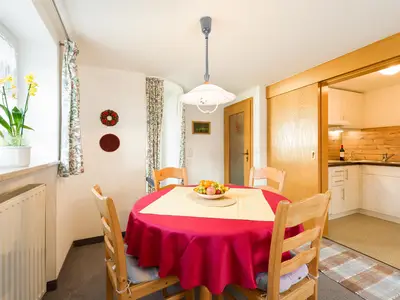 Ferienwohnungen Spiß - Wohn-und Esszimmer