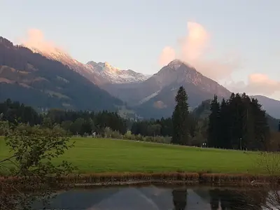 Blick auf die Berge