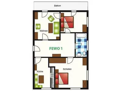 Ferienwohnung für 5 Personen (80 m²) in Fischen im Allgäu 8/8