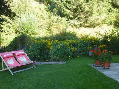 Haus Unterberger Sommer Garten