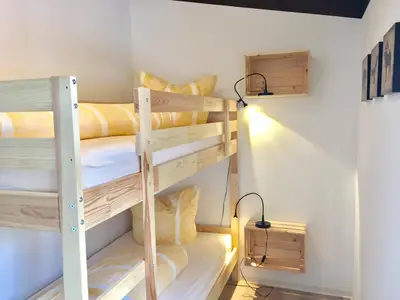 Schlafzimmer 2 inklusive Etagenbett