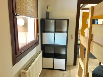 Schlafzimmer 2 inklusive Etagenbett