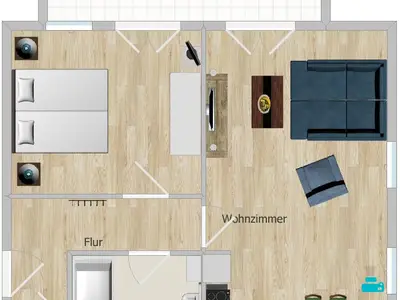 Grundriss FEWO Typ B