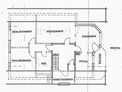 Grundriss der Ferienwohnung