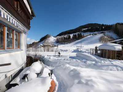 Aussicht vom Ferienhaus [Winter]