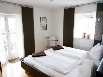 Schlafzimmer Ferienwohnung Riesenblick