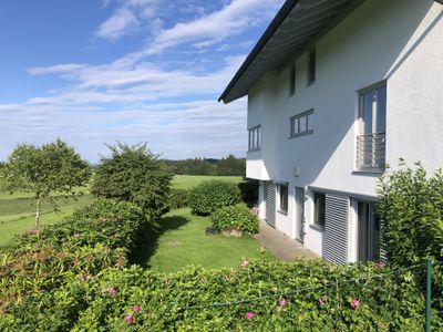 Blick auf die Ferienwohnung