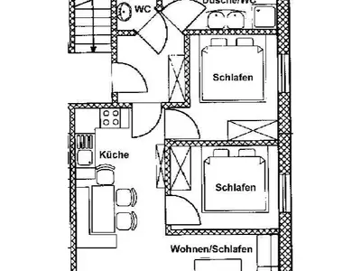 Grundriss Ferienwohnung